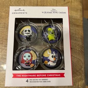 Disney The Nightmare Before Christmas Mini Ornaments Set